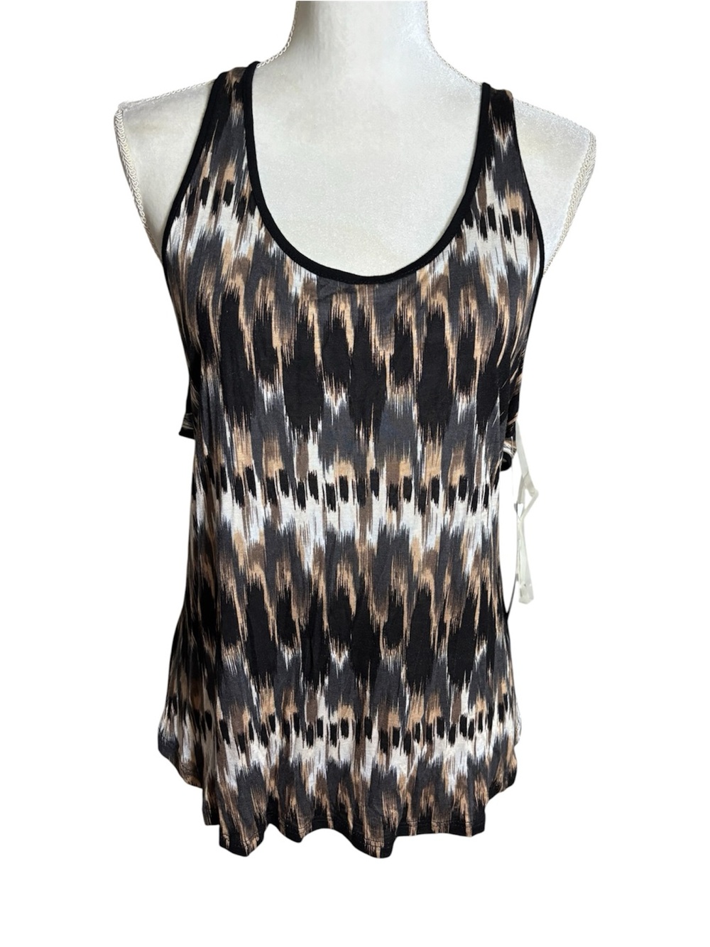 NWT Nordstrom Lush Tribal Twist Back Tank Top Size Large